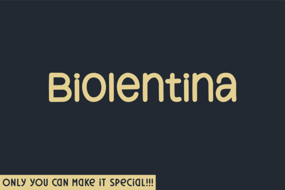 Biolentina Rounded: A Natural Font for Creative Projects