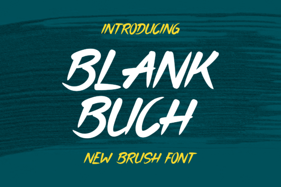 Blank Buch: A Bold Font for Modern Campaigns