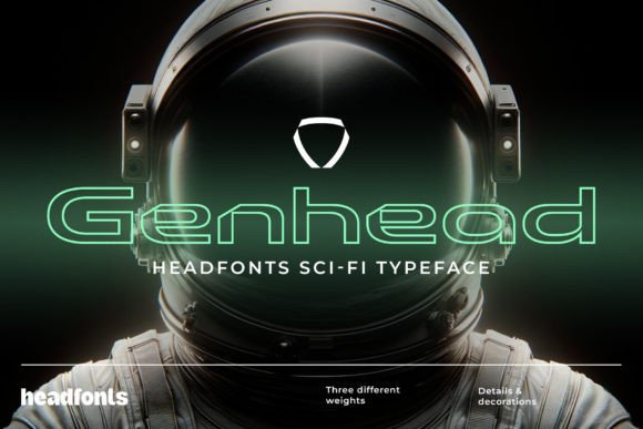 Genhead: A Futuristic Font for Creative Makers