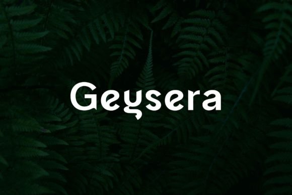 Geysera: A Font for Polished Branding