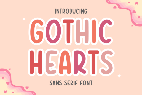 Gothic Hearts Font for Business