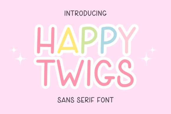 Happy Twigs Font for Business