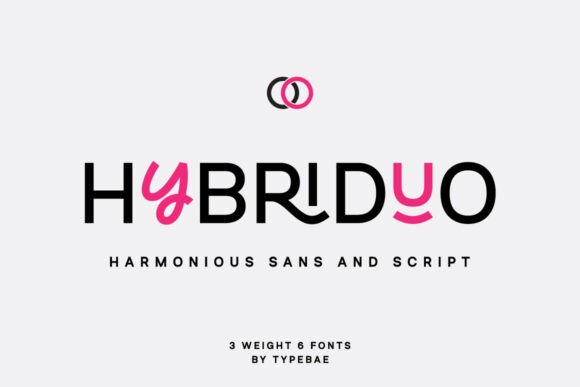 Hybriduo: A Stylish Font for Creative Brands