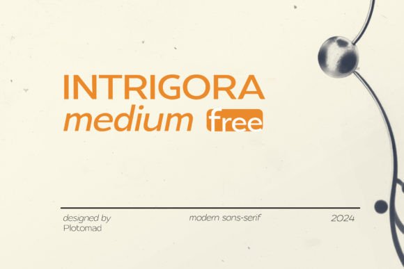 Intrigora Medium: A Modern Typographic Delight