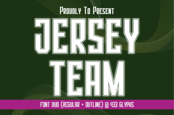 Jersey Team Review: A Bold Sans Serif
