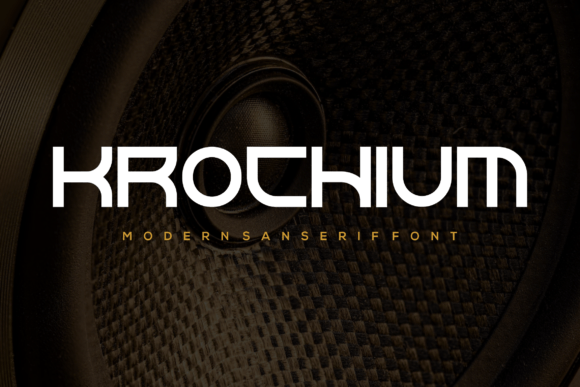 Krochium: Modern Sans Serif Font