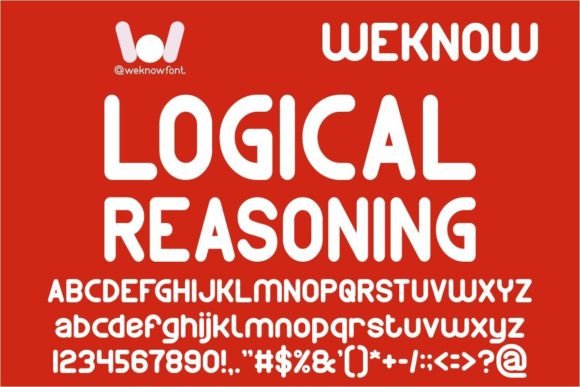 Logical Reasoning Font Review