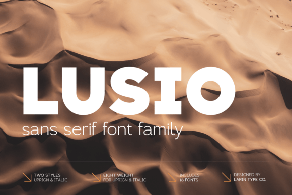 Lusio: A Font for Clear Campaigns