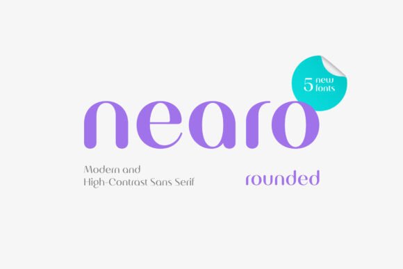 Nearo Rounded: A Font for Creative Projects
