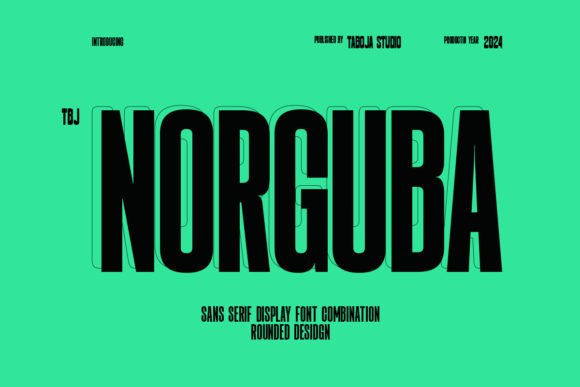 Norguba: A Versatile Display Font