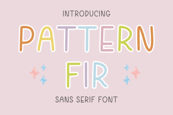 Pattern Pir: A Joyful Sans Serif