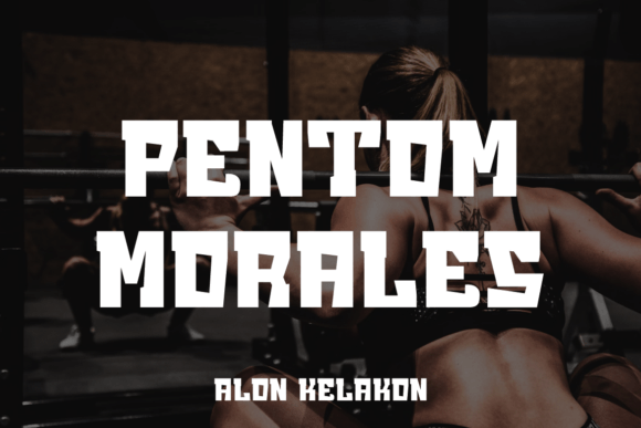 Pentom Morales Font for Creative Projects