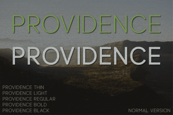 Providence: A Stylish Sans Serif for Designers