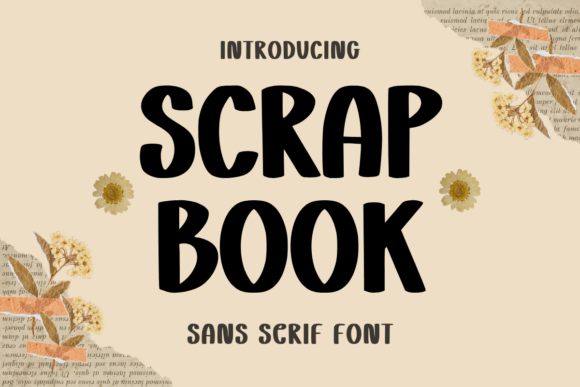 Scrap Book Font for Business