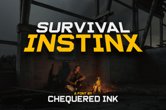 Survival Instinx Font for Editorial Design