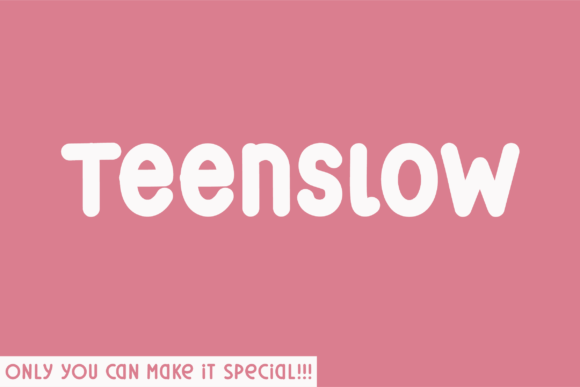 Teenslow Rounded: A Font for Clear Campaigns
