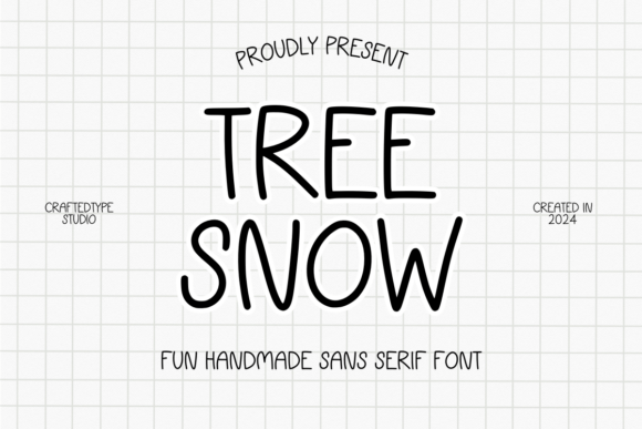 Tree Snow: A Festive Font for Elegant Design