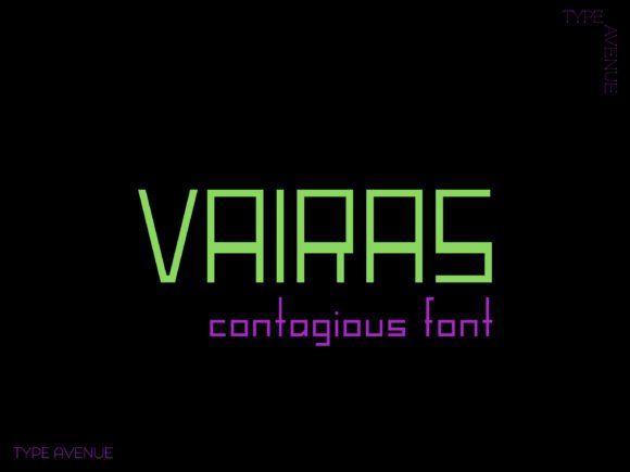 Vairas: A Bold Sans Serif for Creative Makers